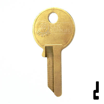 CG17, 1041Y Chicago Key Office Furniture-Mailbox Key JMA USA