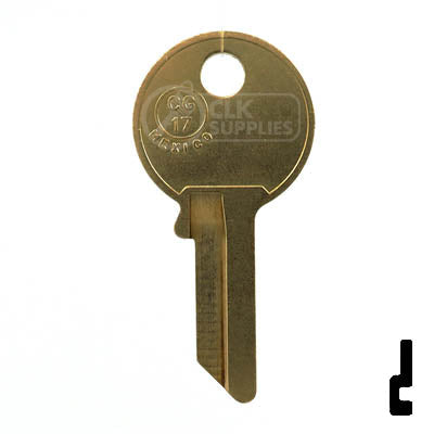 CG17, 1041Y Chicago Key Office Furniture-Mailbox Key JMA USA