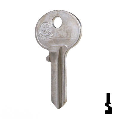 CO106, 1003M Hudson, CCL Key Office Furniture-Mailbox Key JMA USA