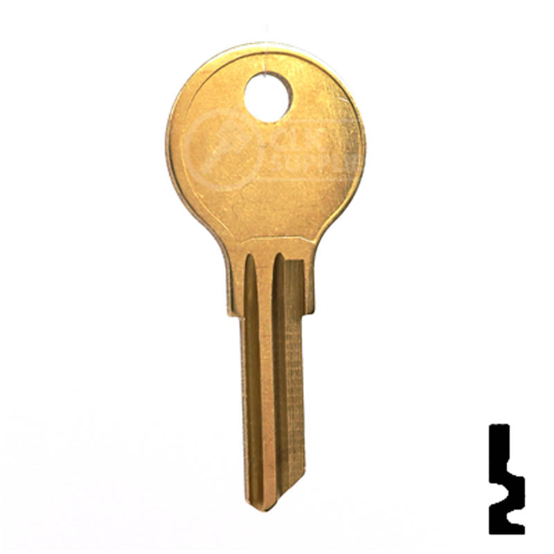 FR2, L1054G Fort Key Office Furniture-Mailbox Key JMA USA