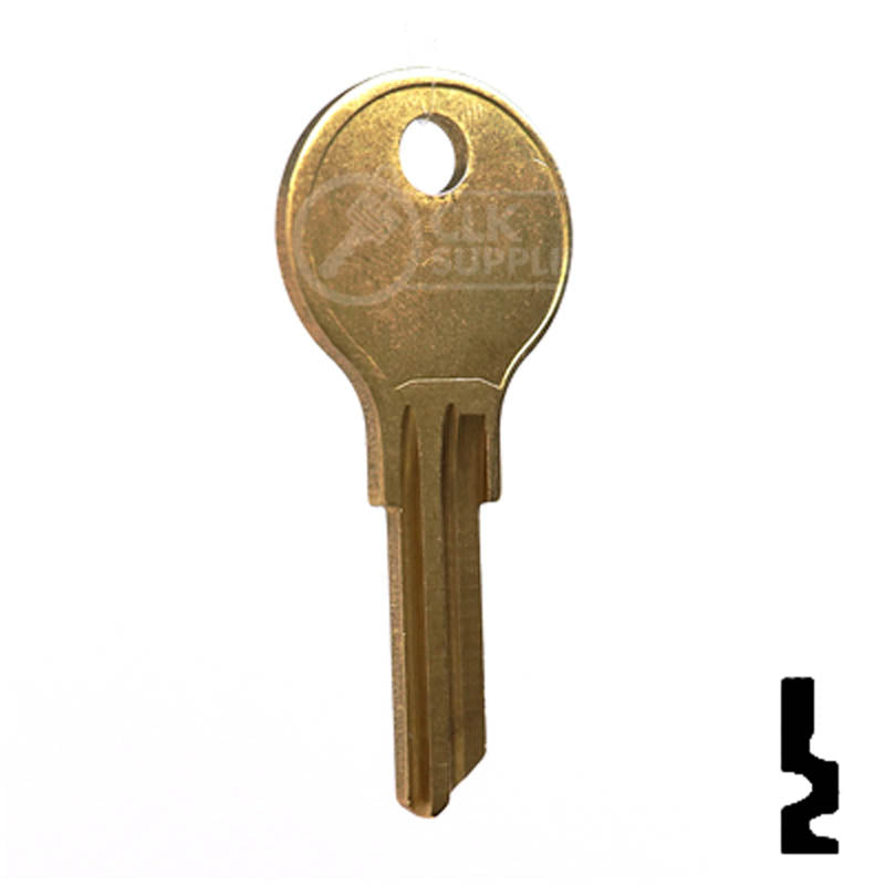 FR2, L1054G Fort Key Office Furniture-Mailbox Key JMA USA