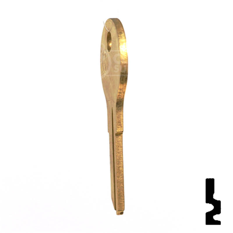 FR2, L1054G Fort Key Office Furniture-Mailbox Key JMA USA