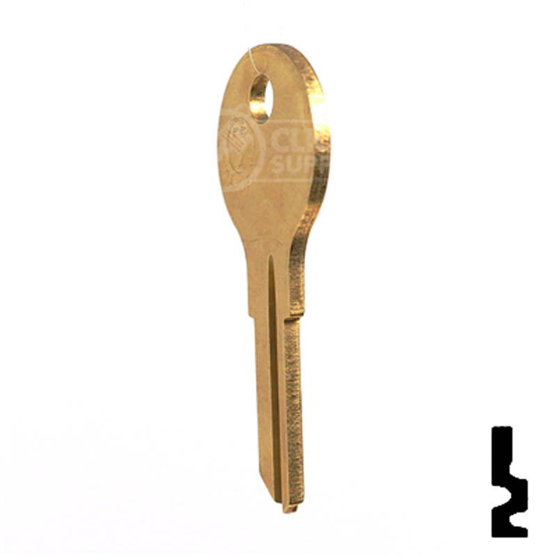 FR2, L1054G Fort Key Office Furniture-Mailbox Key JMA USA