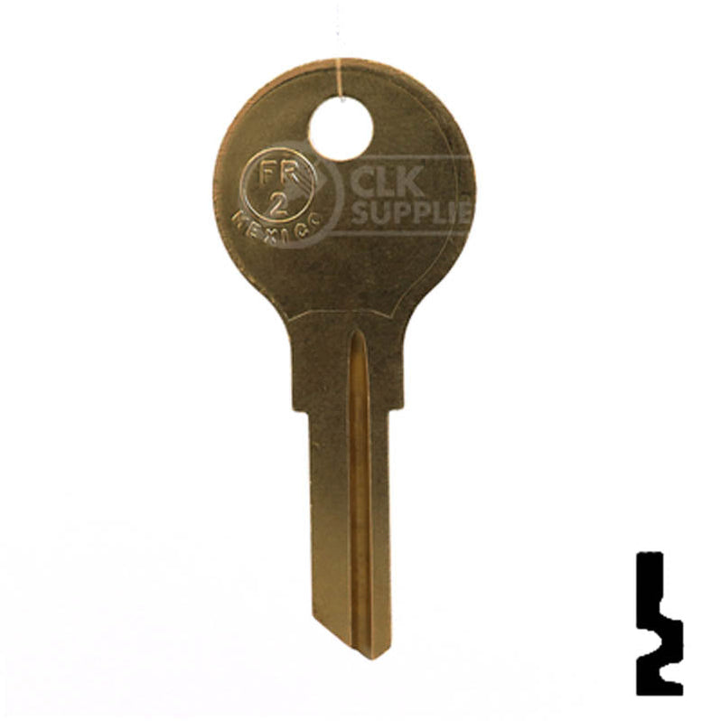 Uncut Key Blank | Fort | FR2, L1054G