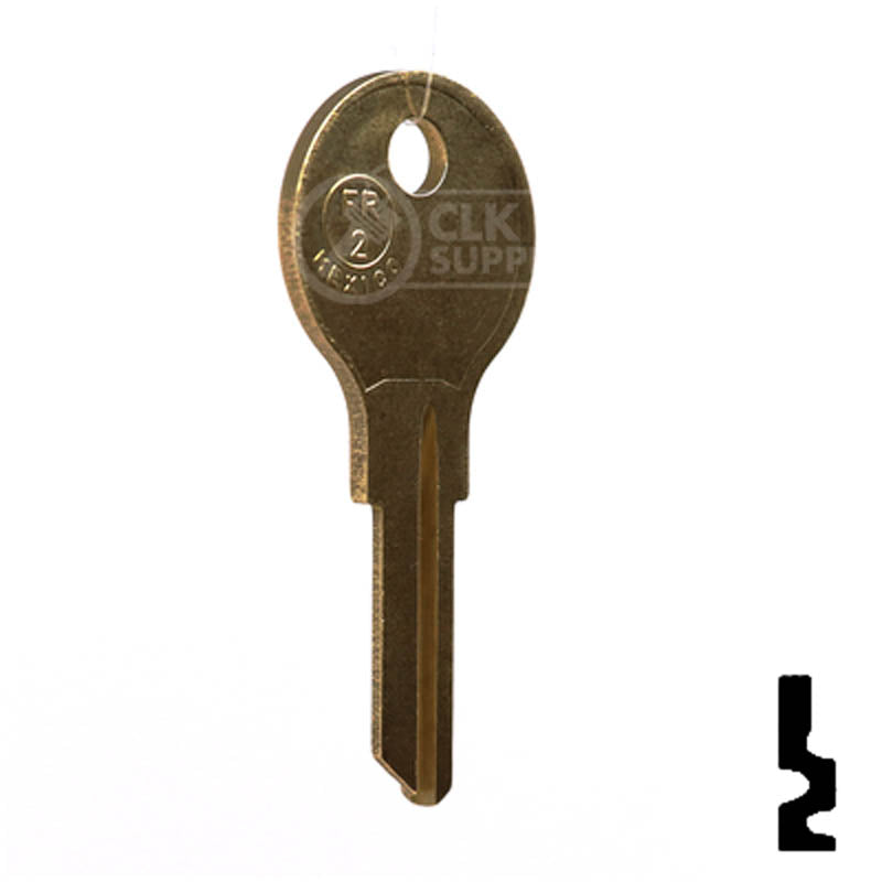 FR2, L1054G Fort Key Office Furniture-Mailbox Key JMA USA