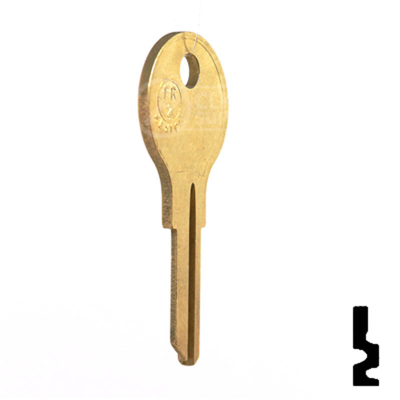 FR2, L1054G Fort Key Office Furniture-Mailbox Key JMA USA