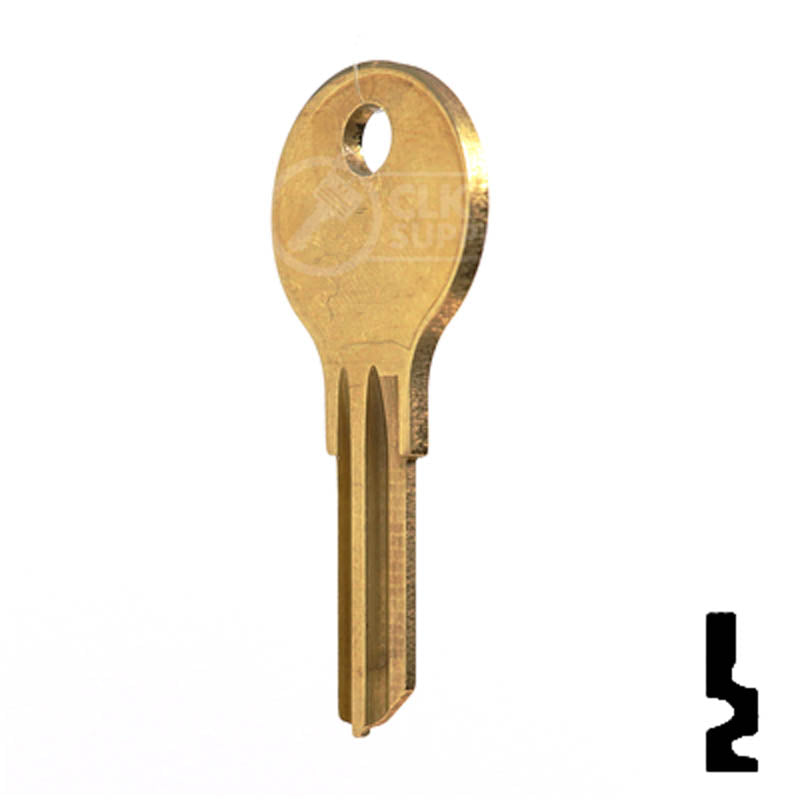 FR2, L1054G Fort Key Office Furniture-Mailbox Key JMA USA