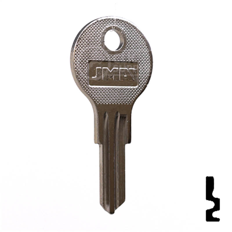 FR3, 1054G Fort Key Office Furniture-Mailbox Key JMA USA