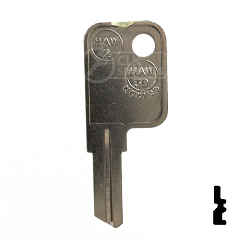 HAW2, 1598 Haworth Key Office Furniture-Mailbox Key JMA USA