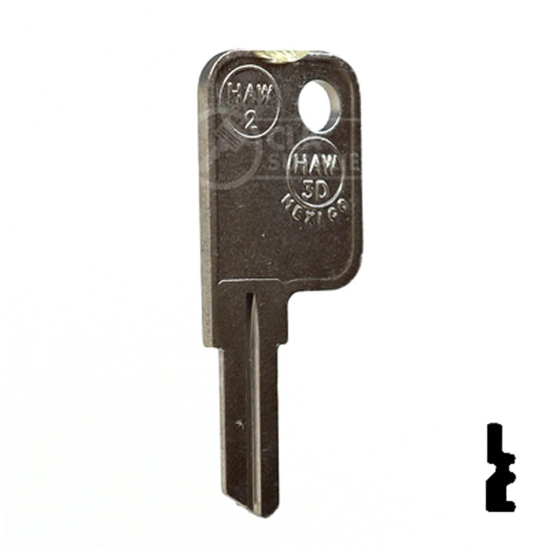 HAW2, 1598 Haworth Key Office Furniture-Mailbox Key JMA USA