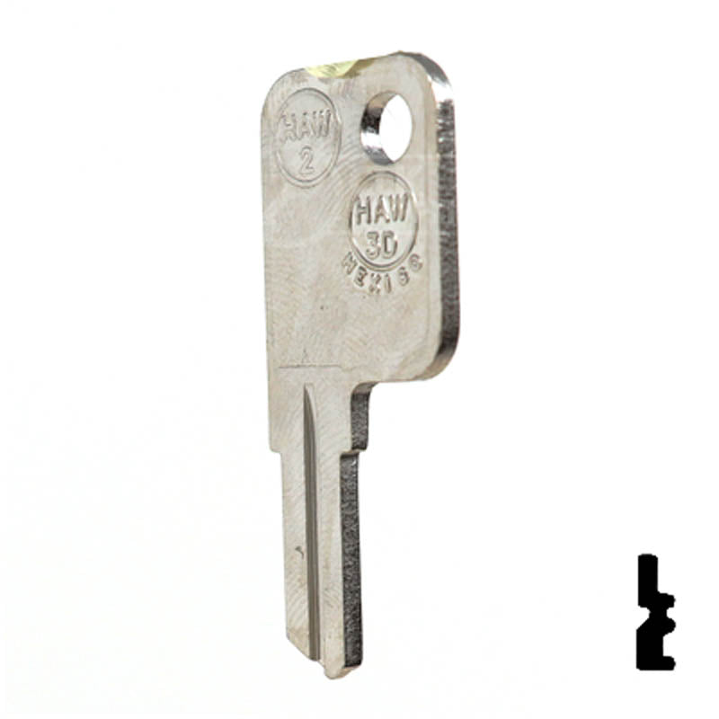 HAW2, 1598 Haworth Key Office Furniture-Mailbox Key JMA USA