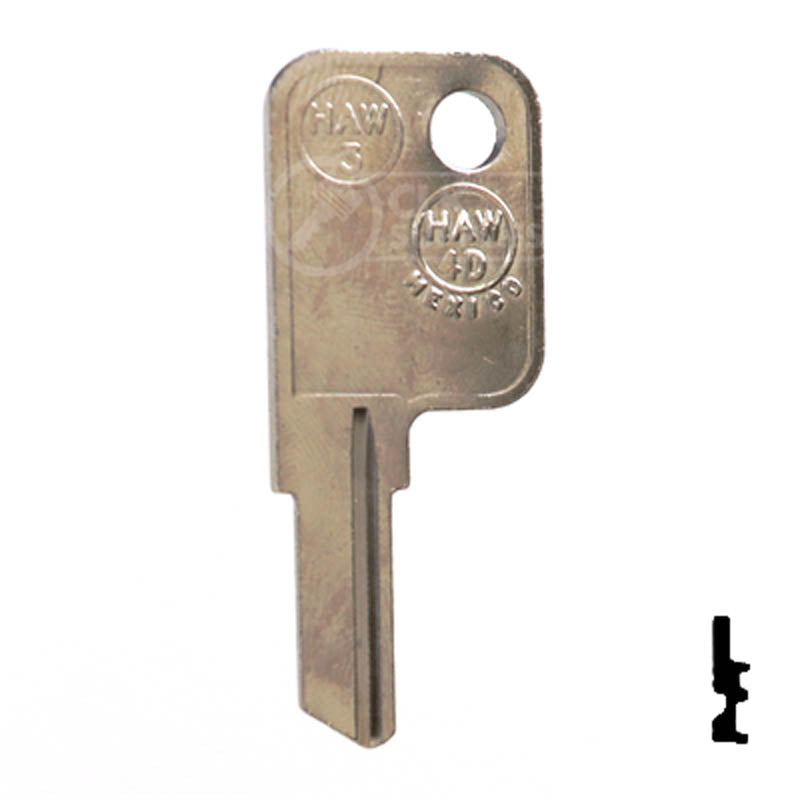 HAW3, 1599 Haworth Key Office Furniture-Mailbox Key JMA USA