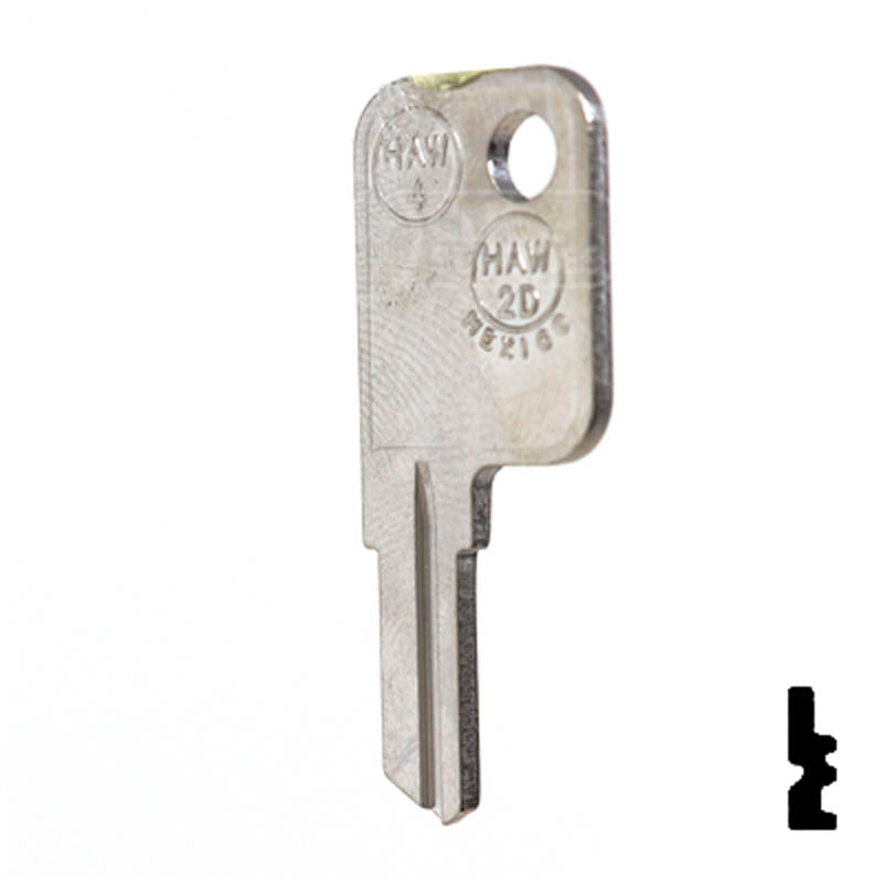 HAW4, 1600 Haworth Key Office Furniture-Mailbox Key JMA USA