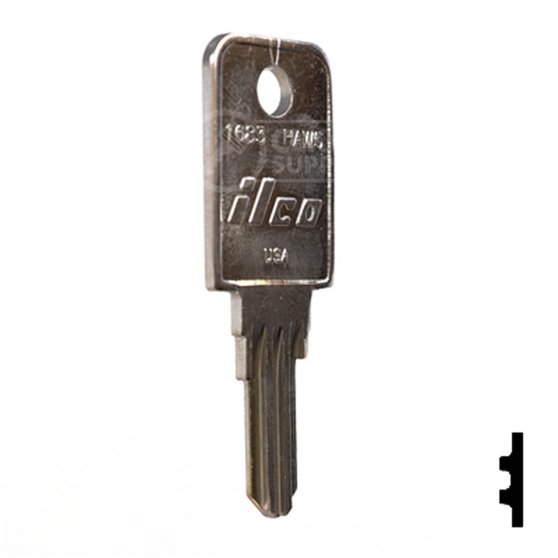 HAW5, 1683 Hayworth Key Office Furniture-Mailbox Key Ilco