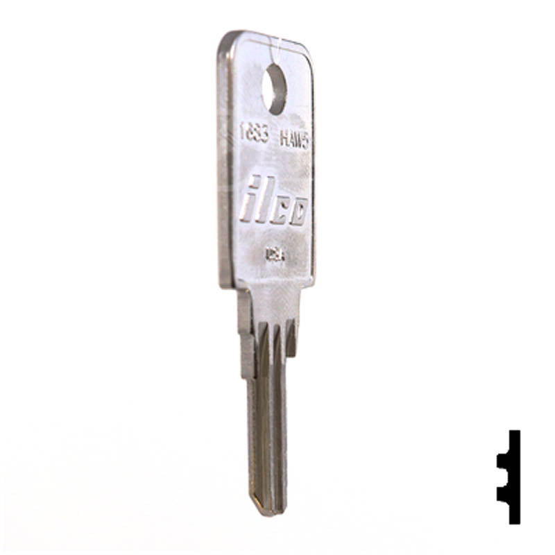 HAW5, 1683 Hayworth Key Office Furniture-Mailbox Key Ilco