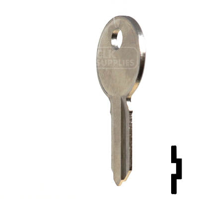 IL1, 1041H Illinois Key Office Furniture-Mailbox Key Ilco