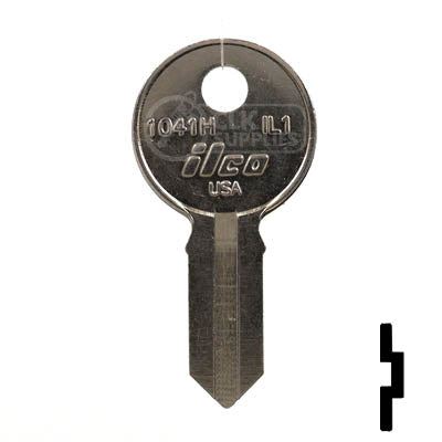 IL1, 1041H Illinois Key Office Furniture-Mailbox Key Ilco