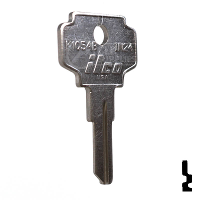 IN24, K1054B Bargman Key Office Furniture-Mailbox Key Ilco