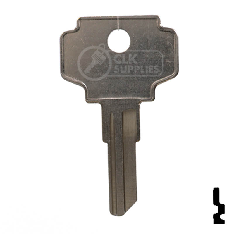 IN24, K1054B Bargman Key Office Furniture-Mailbox Key Ilco