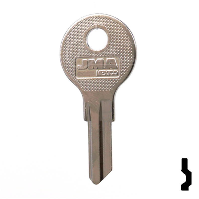 IN29, 1054UN Ilco Lock Key Office Furniture-Mailbox Key JMA USA