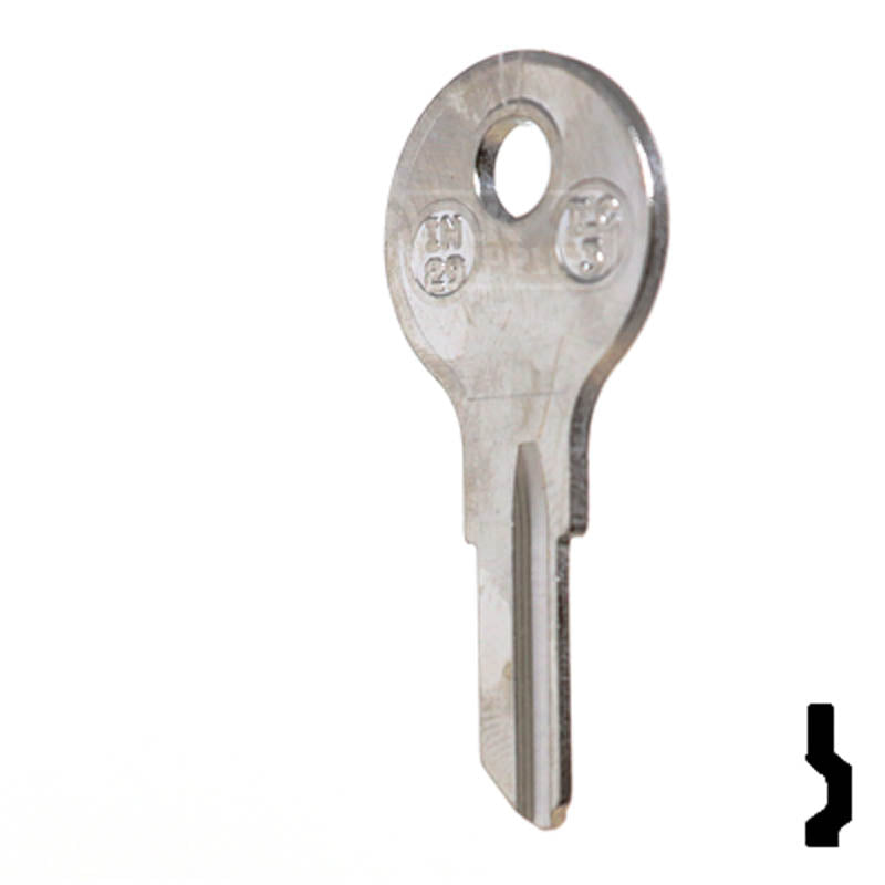 IN29, 1054UN Ilco Lock Key Office Furniture-Mailbox Key JMA USA