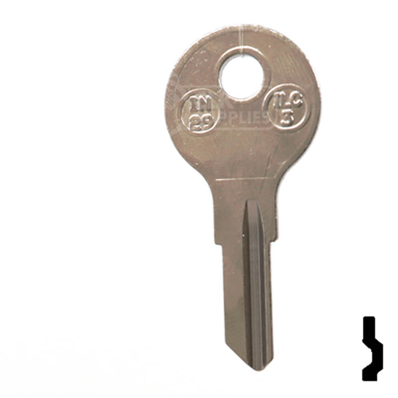 IN29, 1054UN Ilco Lock Key Office Furniture-Mailbox Key JMA USA