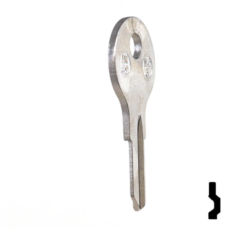 IN29, 1054UN Ilco Lock Key Office Furniture-Mailbox Key JMA USA