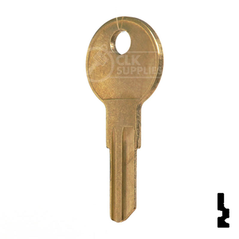 Uncut Key Blank | Jofco, Hudson, Kimball | IN8, L1054B