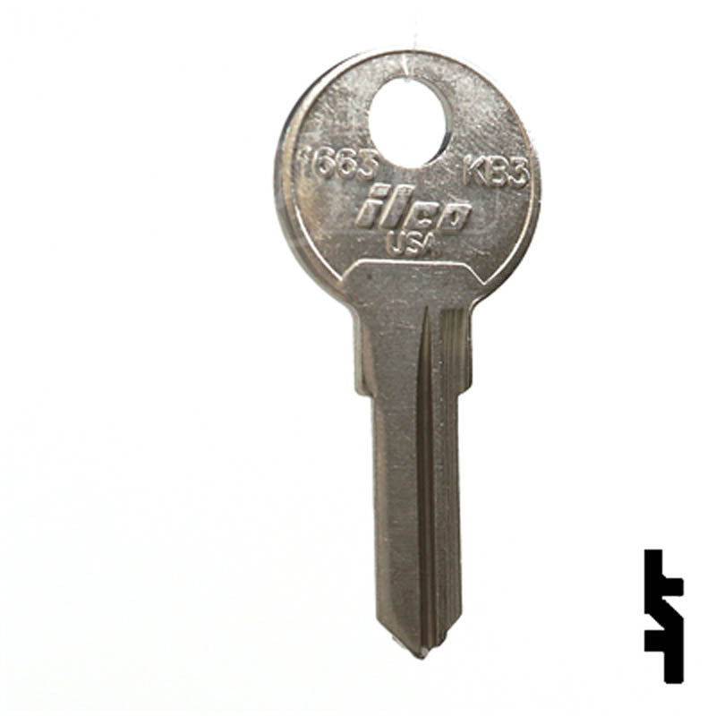 KB3, 1663 Kimball Office Key Office Furniture-Mailbox Key Ilco