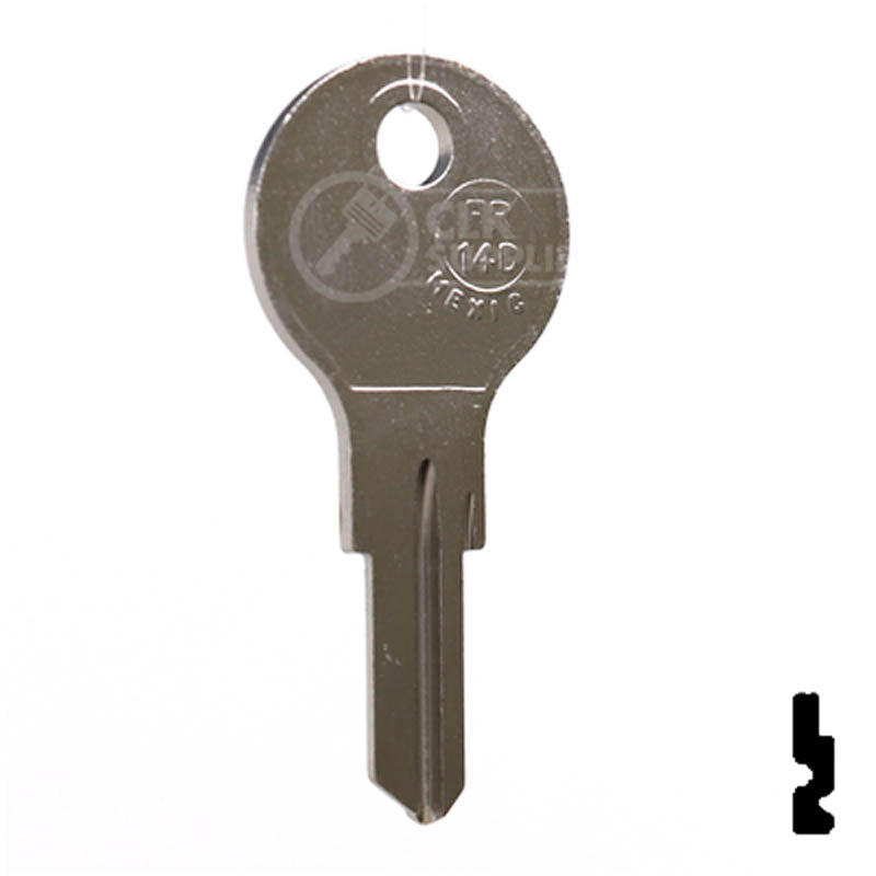 N54G Dominion Lock Key Office Furniture-Mailbox Key JMA USA