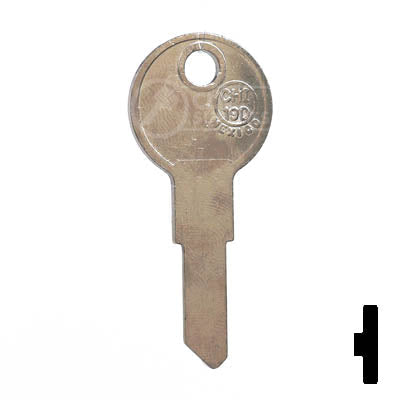 Uncut Key Blank | Chicago | C1041N, CHI-19D Office Furniture-Mailbox Key Ilco