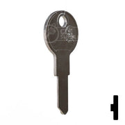 Uncut Key Blank | Chicago | C1041N, CHI-19D Office Furniture-Mailbox Key Ilco