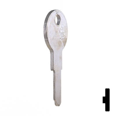 Uncut Key Blank | Chicago | C1041N, CHI-19D Office Furniture-Mailbox Key Ilco