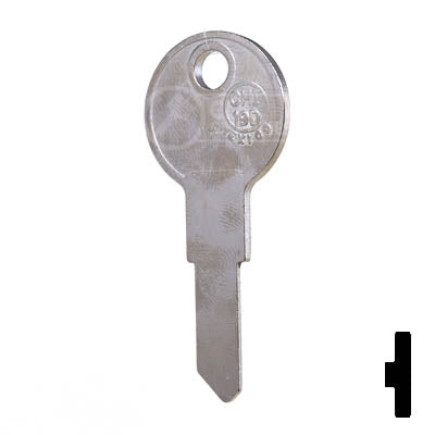 Uncut Key Blank | Chicago | C1041N, CHI-19D Office Furniture-Mailbox Key Ilco