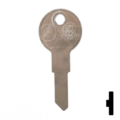 Uncut Key Blank | Chicago | C1041N, CHI-19D Office Furniture-Mailbox Key Ilco