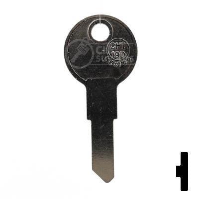 Uncut Key Blank | Chicago | C1041N, CHI-19D Office Furniture-Mailbox Key Ilco