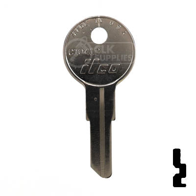 Uncut Key Blank | Chicago | C1041P Office Furniture-Mailbox Key Ilco