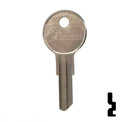 Uncut Key Blank | Chicago | C1041P Office Furniture-Mailbox Key Ilco