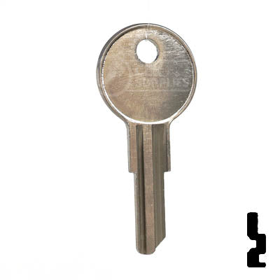 Uncut Key Blank | Chicago | C1041P Office Furniture-Mailbox Key Ilco
