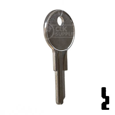 Uncut Key Blank | Chicago | C1041P Office Furniture-Mailbox Key Ilco