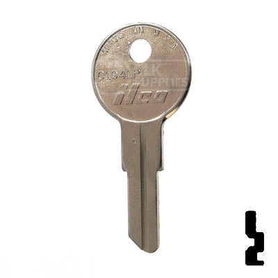 Uncut Key Blank | Chicago | C1041P Office Furniture-Mailbox Key Ilco