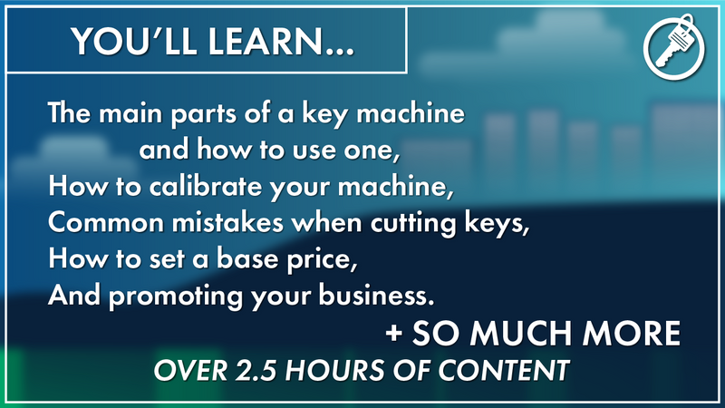 How to Duplicate Keys & Make Money - Online Course Online Learning Lockboss Online Learning
