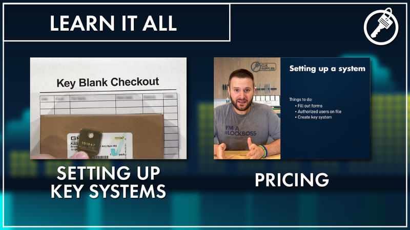 Setup, Manage, & Sell Restricted Key Systems - Online Course Online Learning Lockboss Online Learning