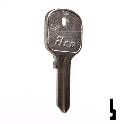 AB13 Abus Padlock Key Blank Padlock Key Ilco