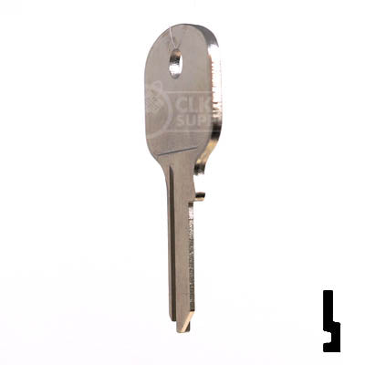 AB13 Abus Padlock Key Blank Padlock Key Ilco