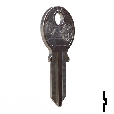 AM1, 1041C American Lock Key Padlock Key JMA USA