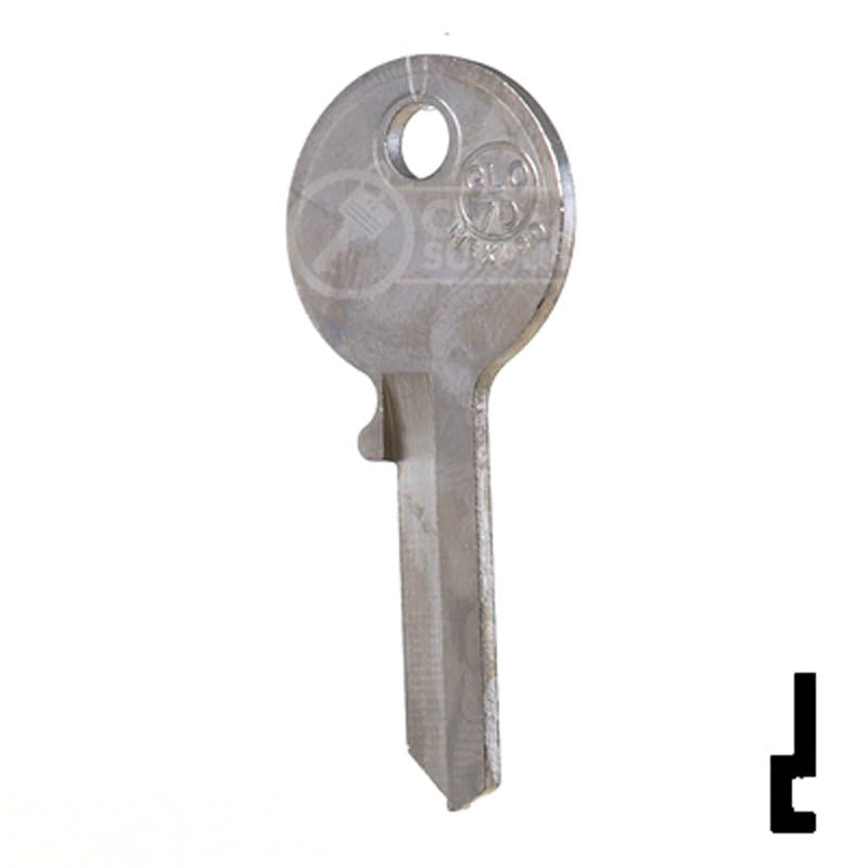 GLO-7D Globe JMA Key Blank Padlock Key JMA USA