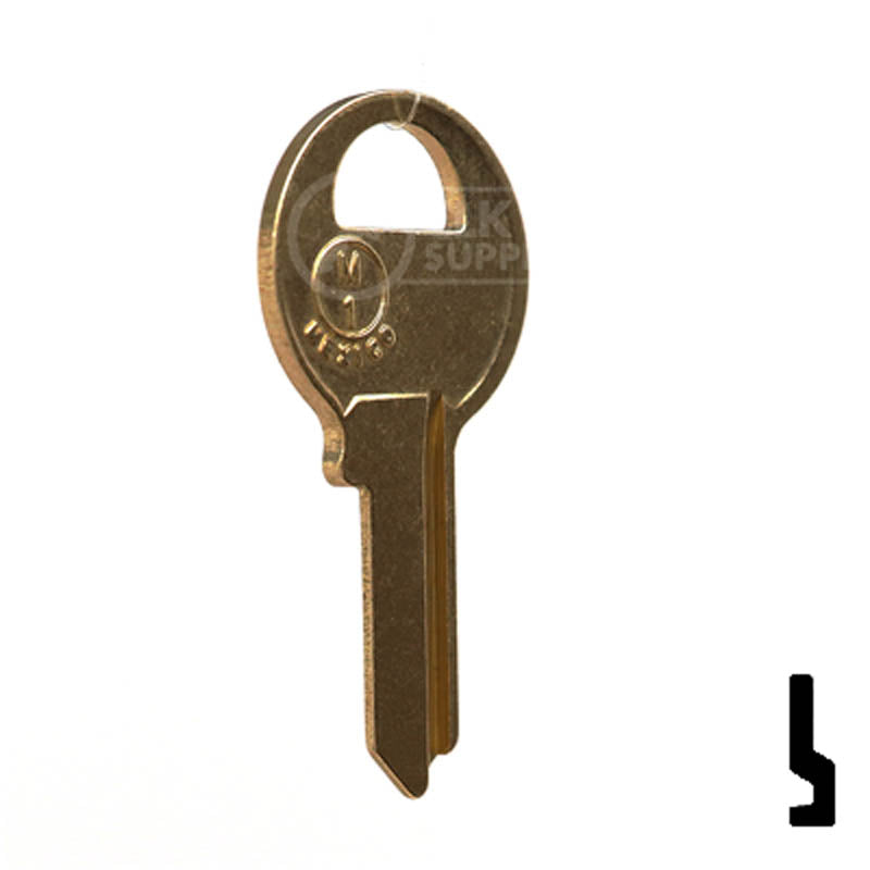 M1, 1092 Master Padlock Key Padlock Key JMA USA