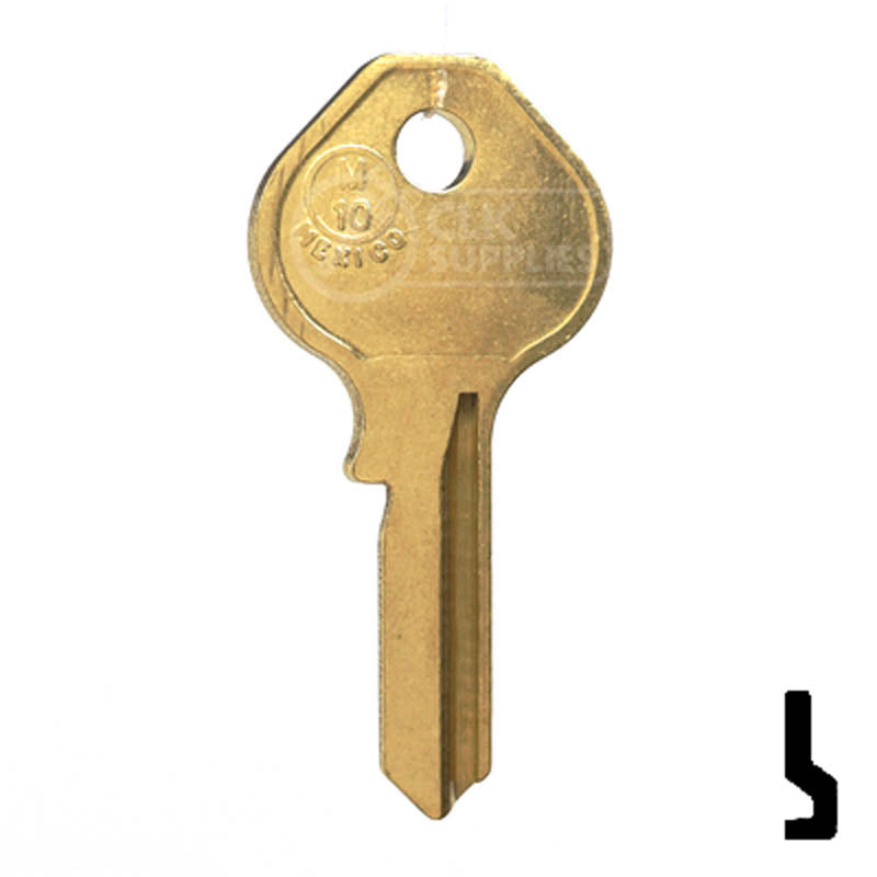 M10, 1092N Master Key Padlock Key JMA USA