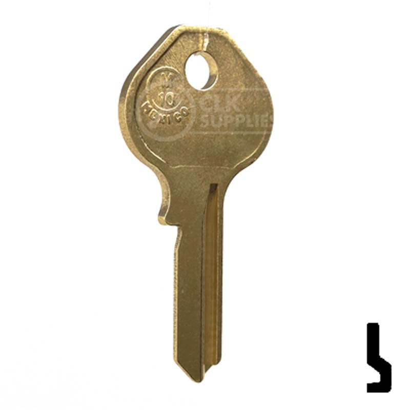 M10, 1092N Master Key Padlock Key JMA USA